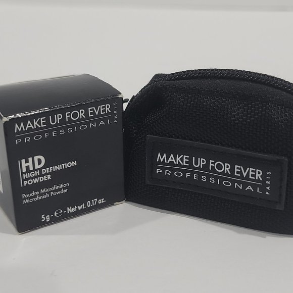 💖NEW MAKE UP FOR EVER $77 SET: HD Kabuki Brush + HD High Definition Powder  NEW - Picture 2 of 15